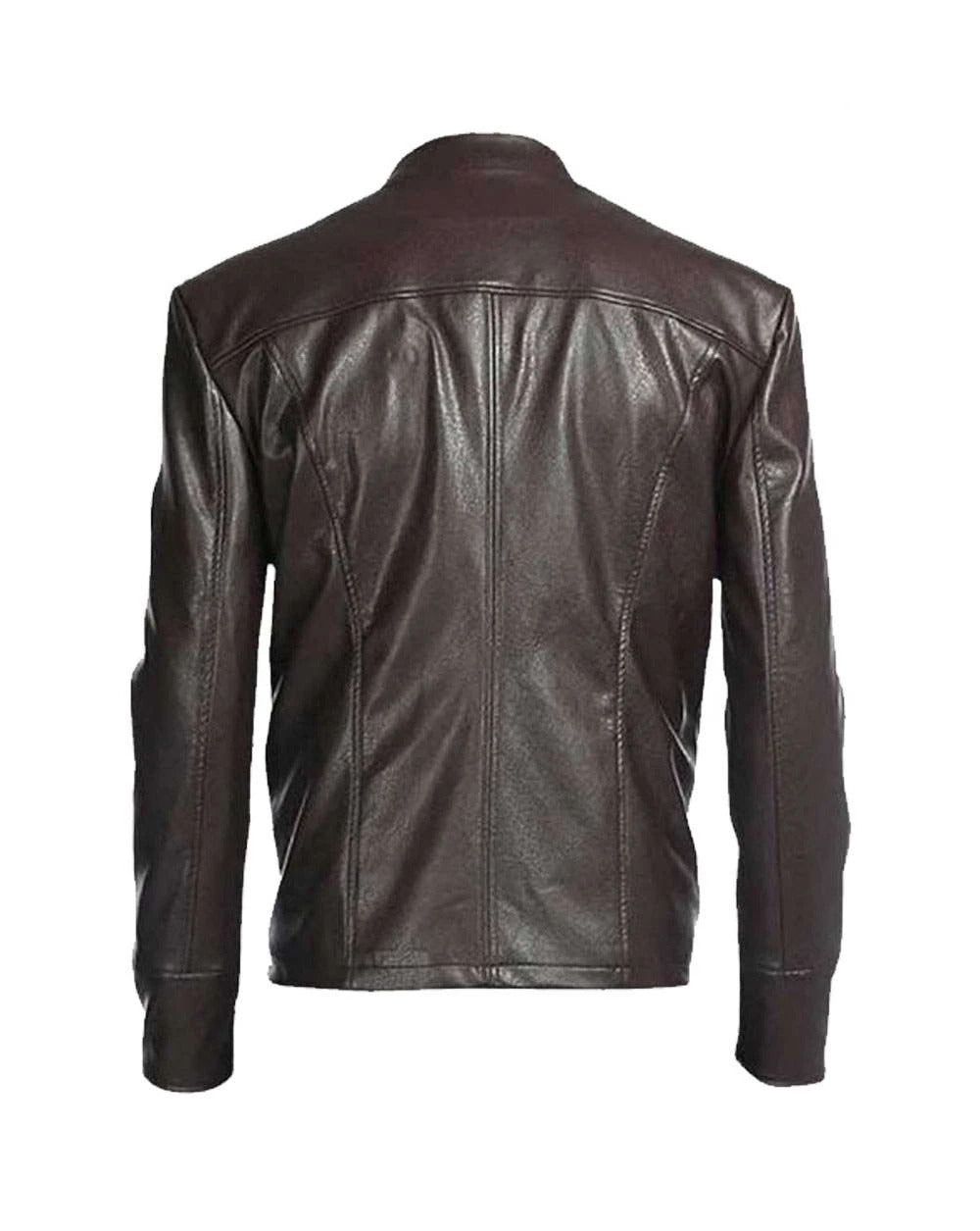 Star Wars The Last Jedi Brown Leather Poe Dameron Jacket