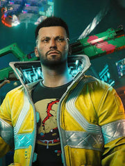 Cyberpunk Edgerunners Yellow Leather David Martinez Jacket