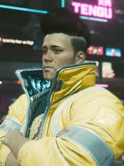 Cyberpunk Edgerunners Yellow Leather David Martinez Jacket