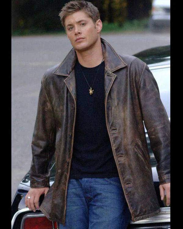 Supernatural leather trench coat
