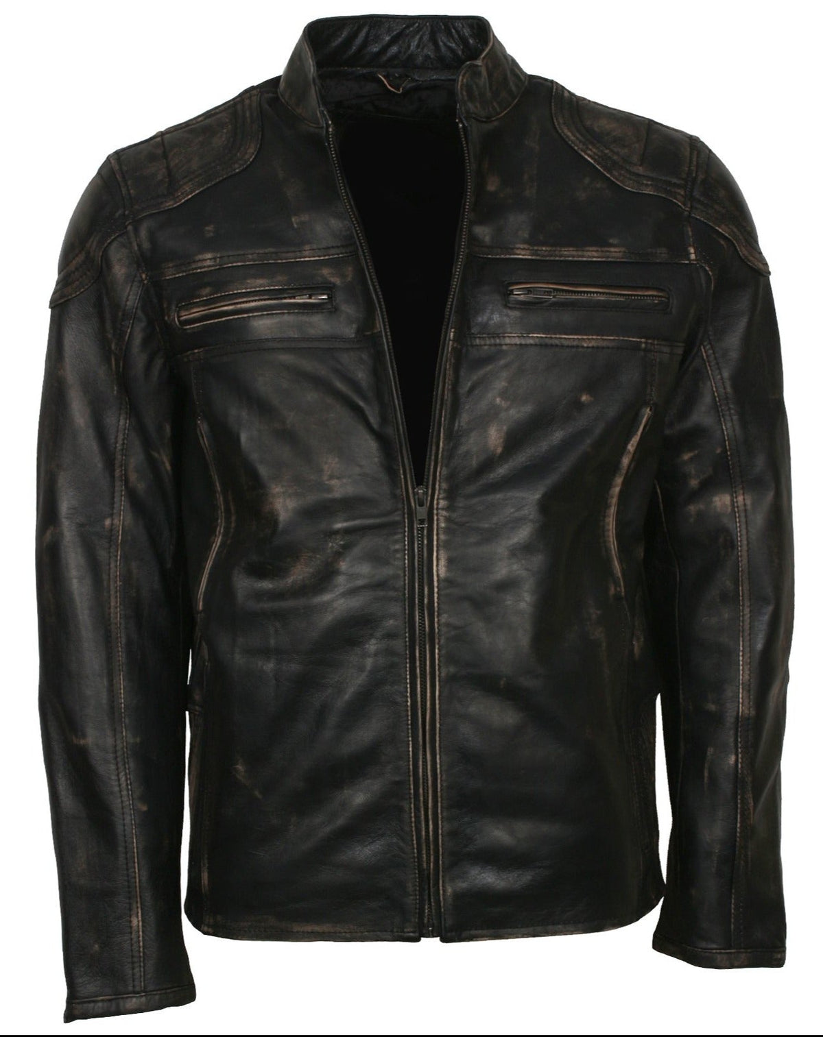 Leather Biker Jacket for Mens