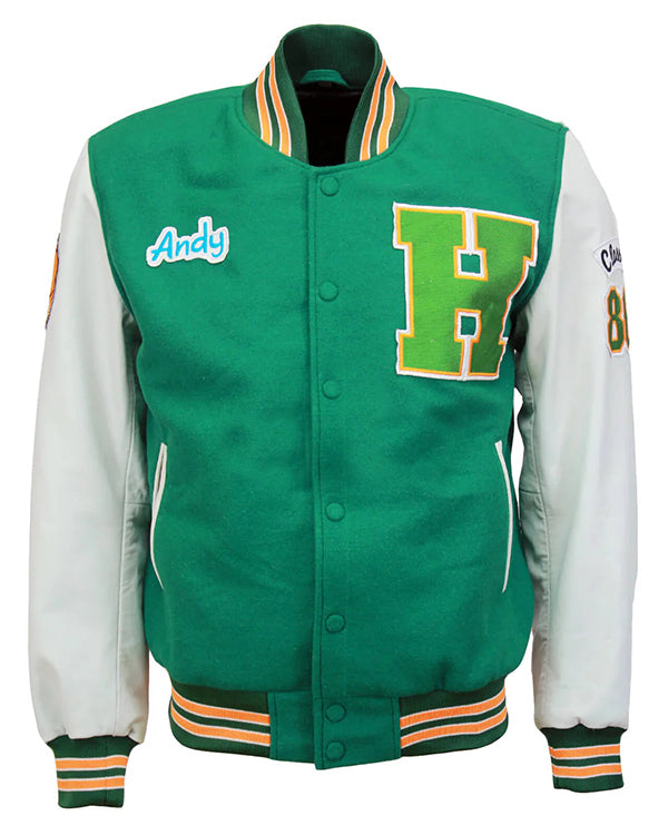 Stranger Things Eddie Letterman Wool Bomber Jacket