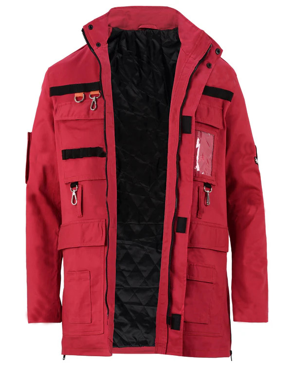 Men's Frozen Empire Paul Rudd Red Jacket