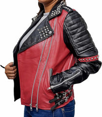 Harley Quinn Heartless Leather Jacket