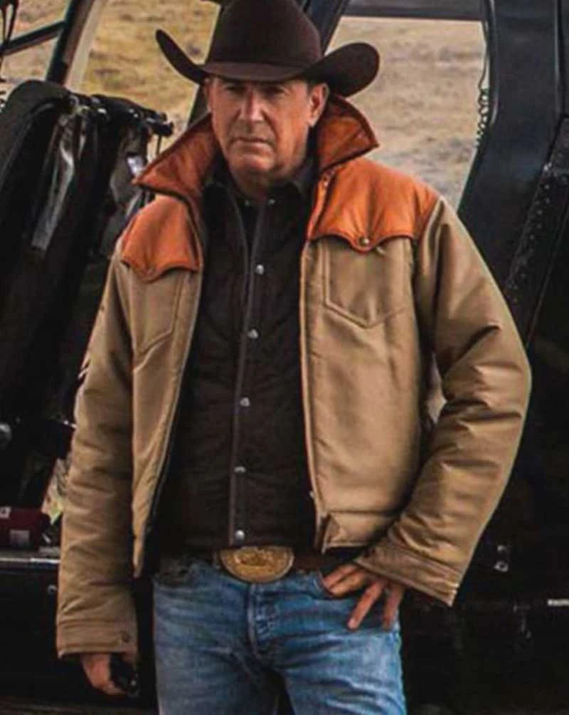 John Dutton Brown Cotton Jacket