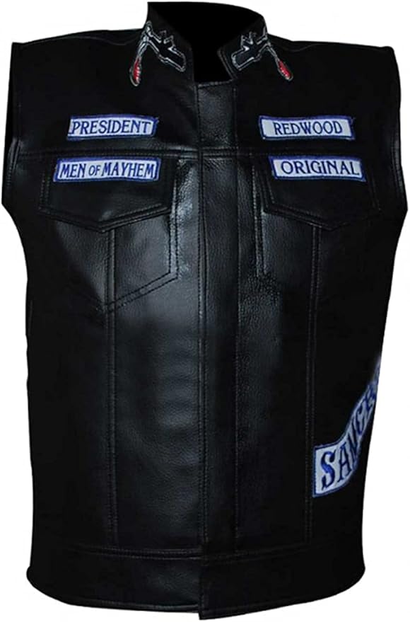 Men's outlaw motorcycle vest
