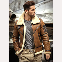 Mens B3 Shearling Bomber Jacket