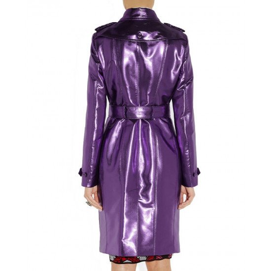 Stylish purple coats

