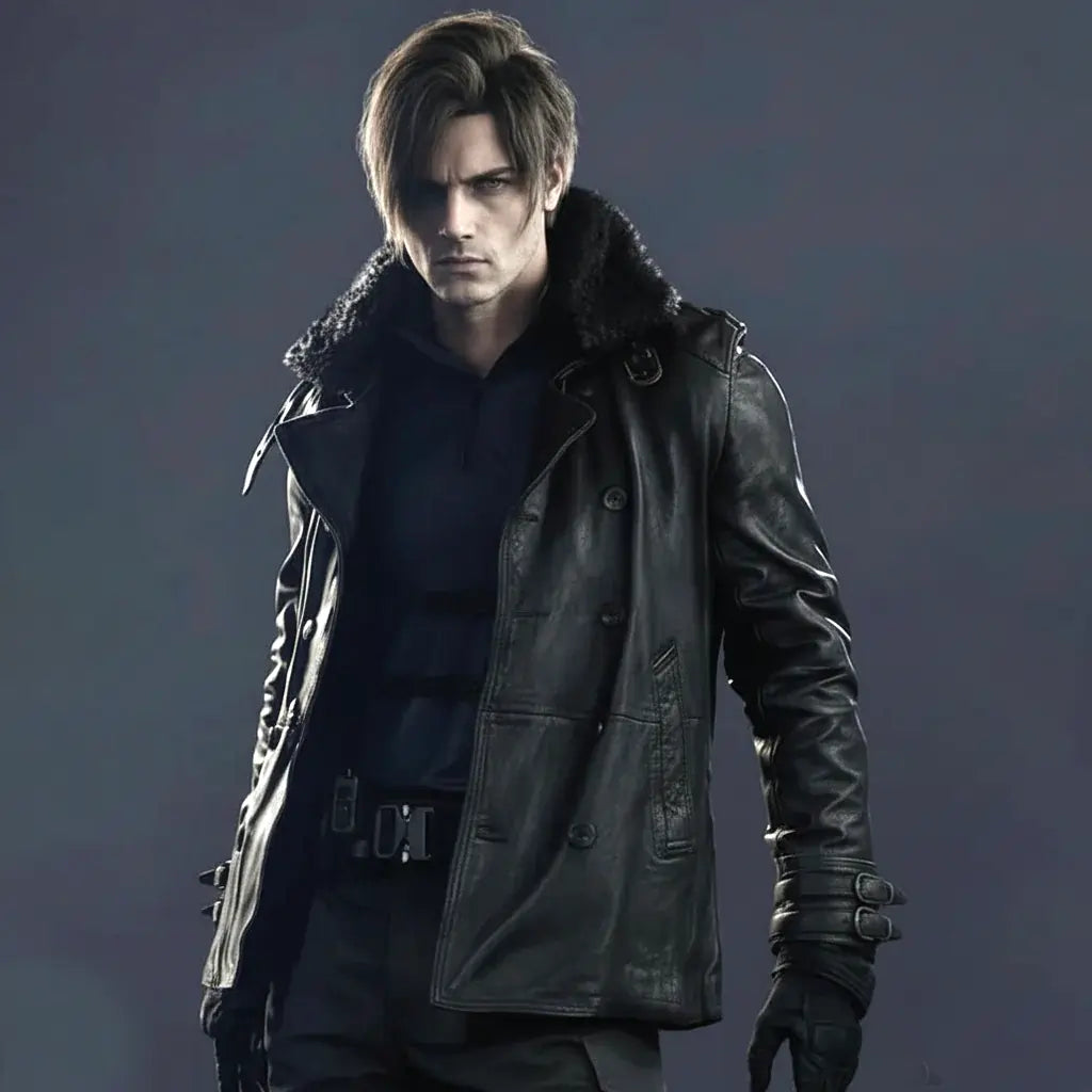 Resident Evil Requiem 9 Leon S. Kennedy Leather Jacket