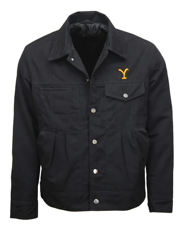 Yellowstone Rip Wheeler Black Cotton Jacket