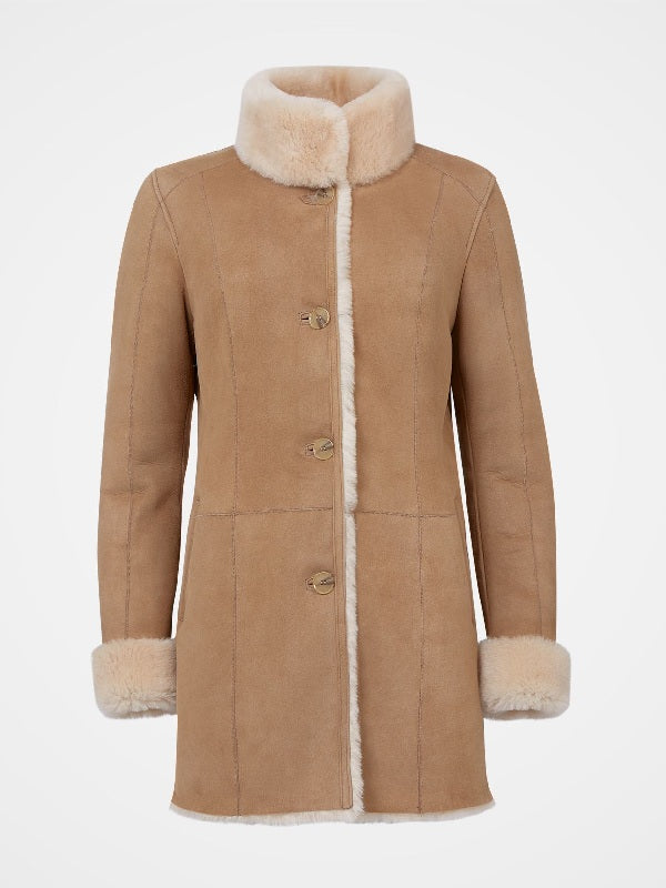 shearling coat ladies