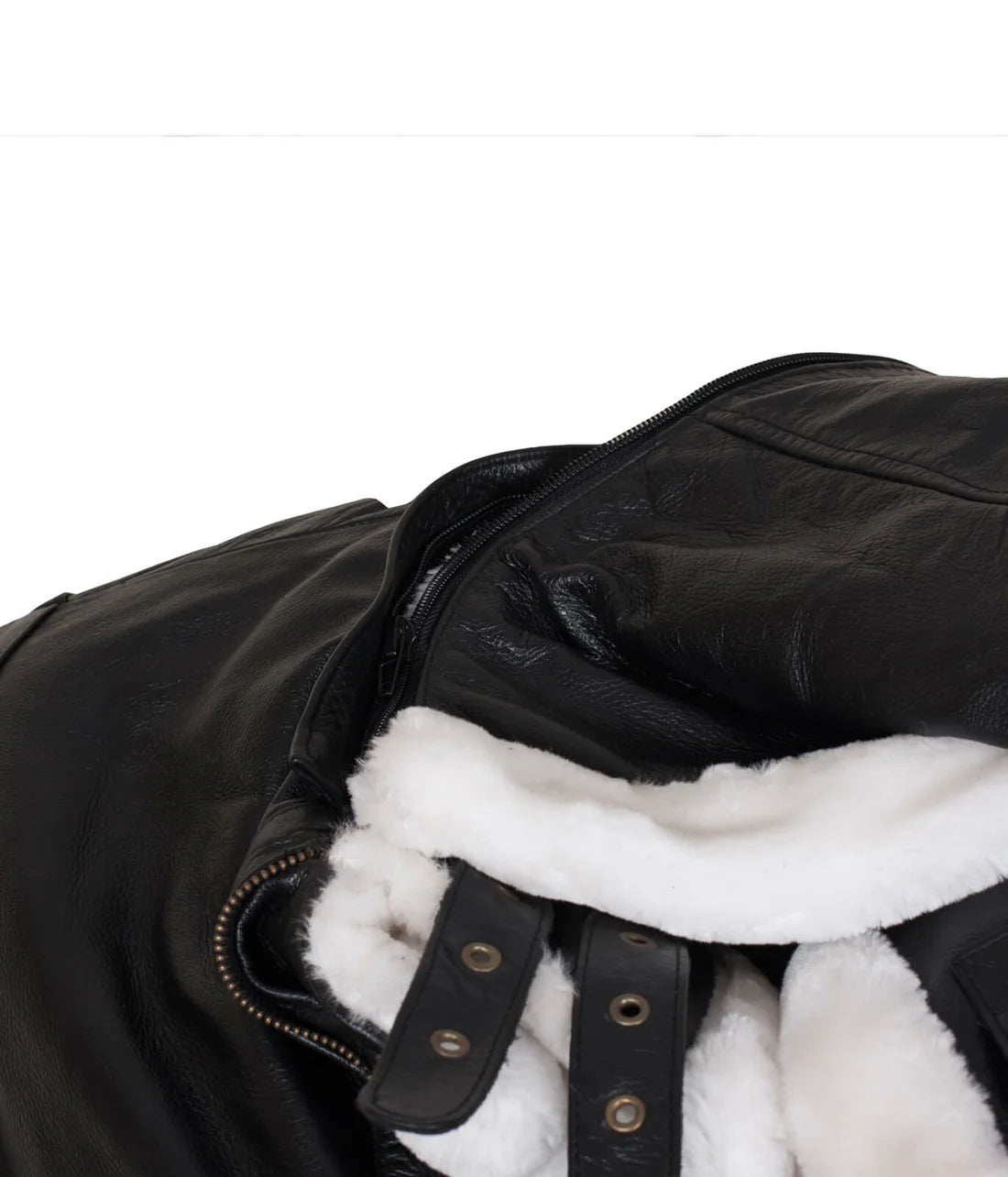 Men’s Black B3 Bomber Shearling Jacket