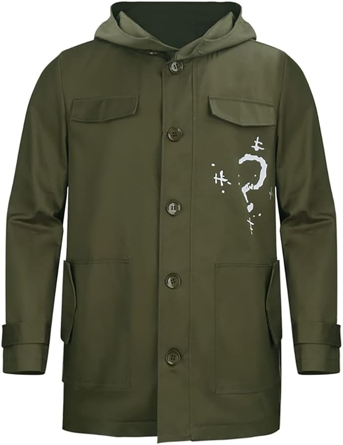 Riddler Green Cotton Jacket