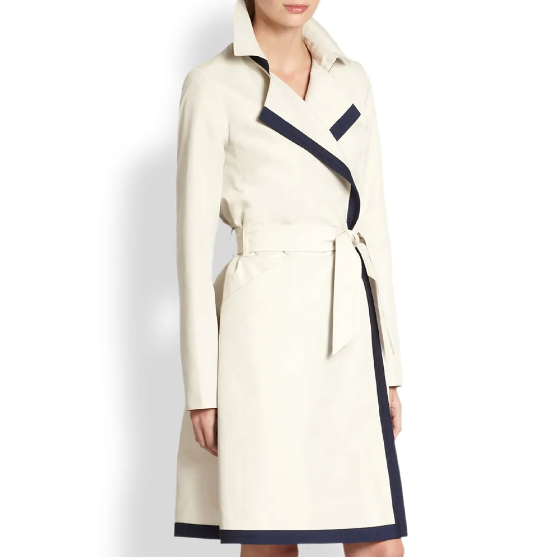 Off-white trench coat for women

