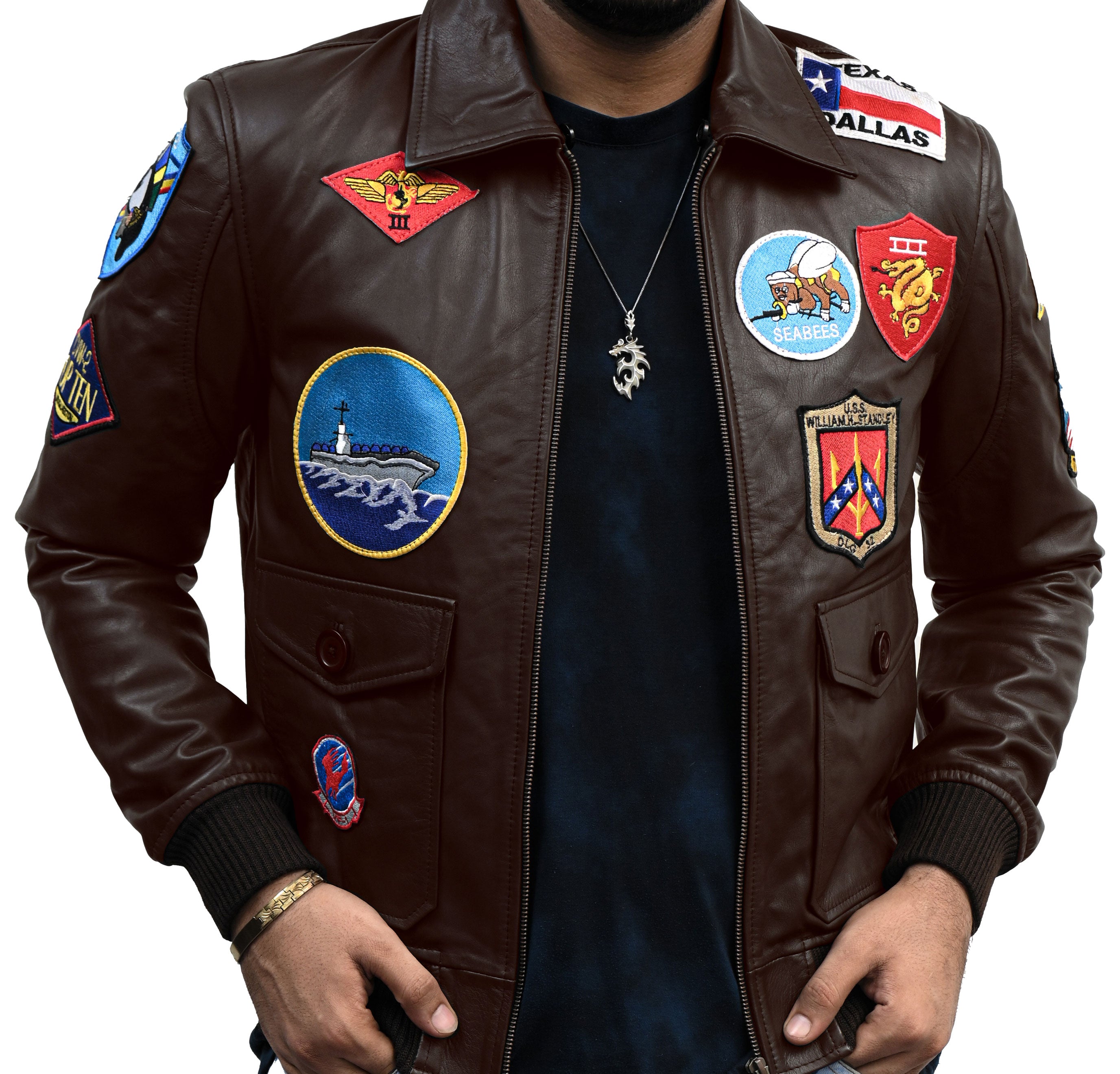 Vintage flight bomber jacket