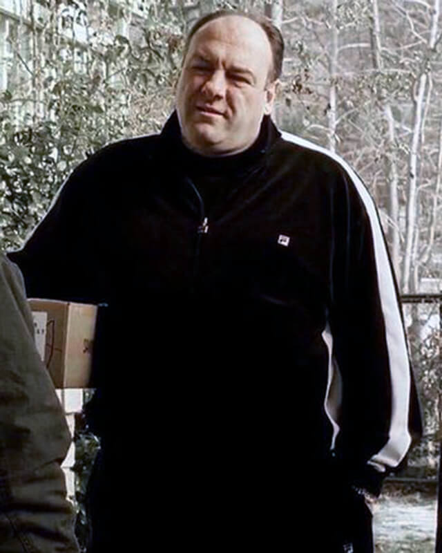 The Sopranos Tony Black Tracksuit Jacket