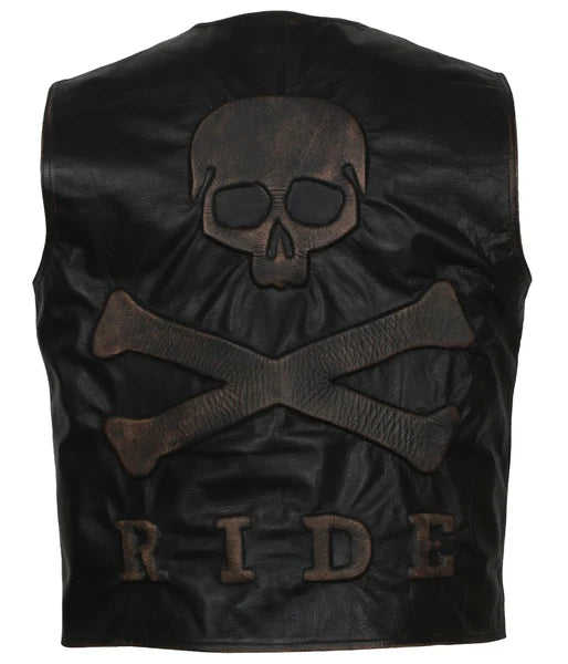 Mens Skull Vest
