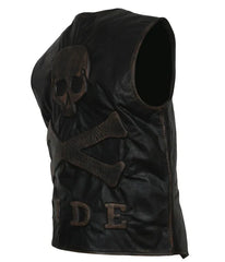 Mens Skull Vest