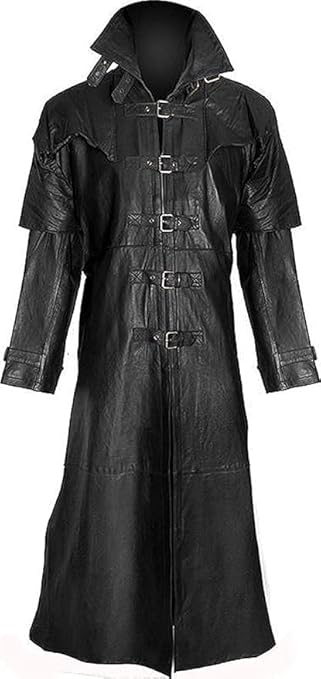 Men's Van Helsing Hugh Jackman Black Trench Coat
