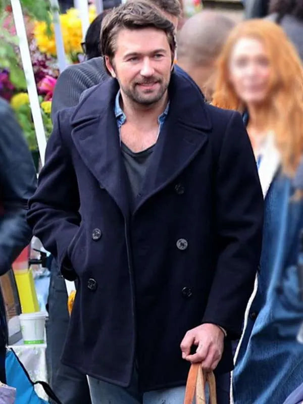 Men's Brandon Sklenar Wool Peacoat