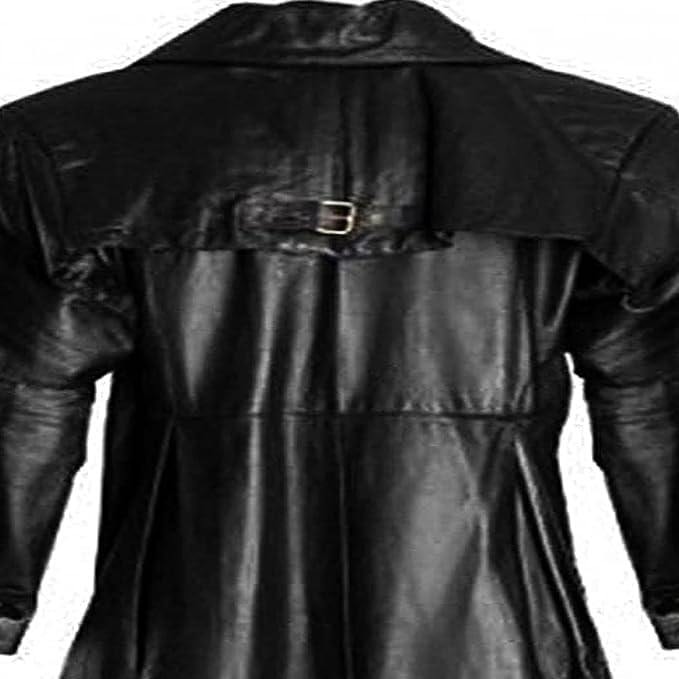 Men's Black Trench Coat