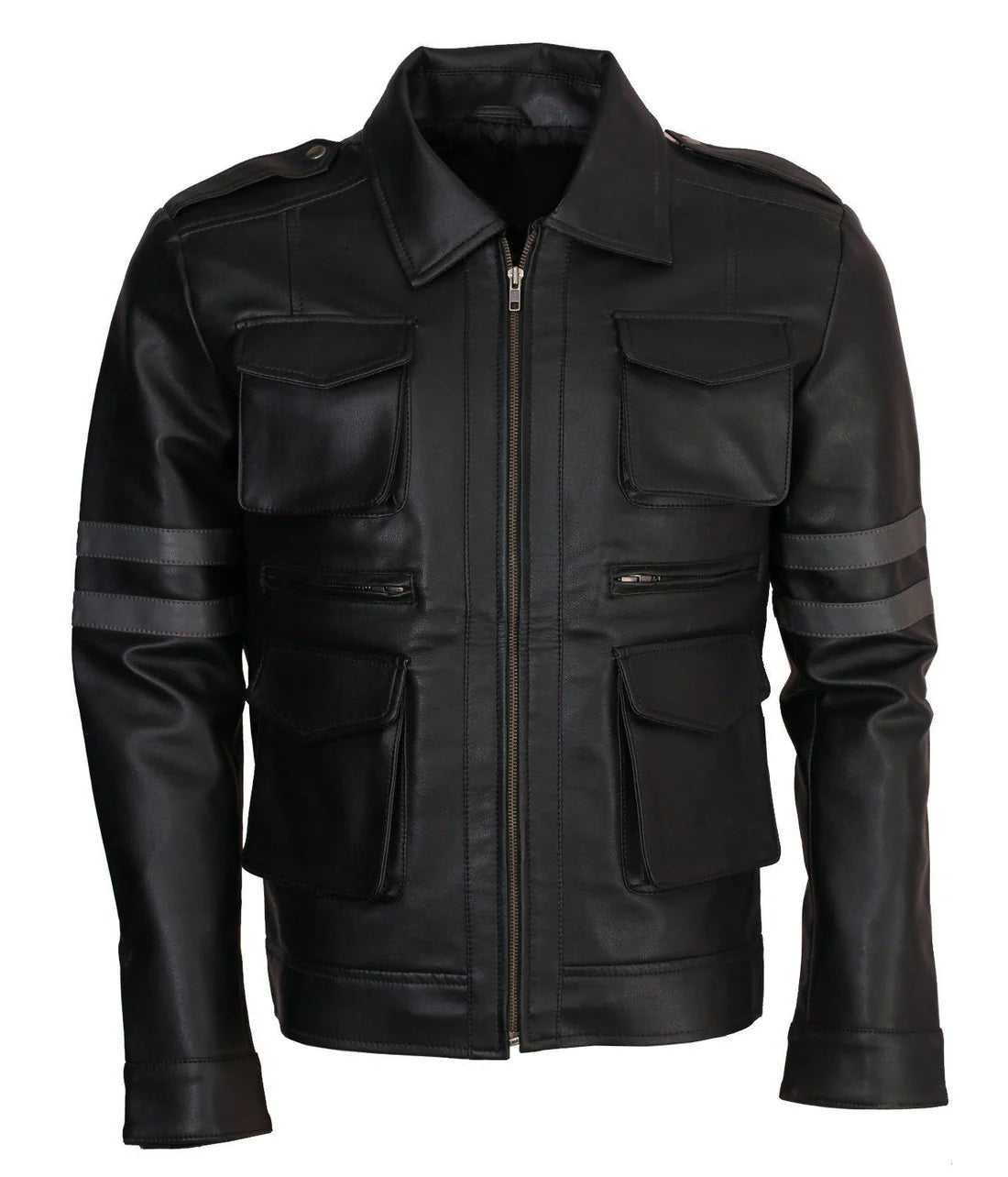 Resident Evil 6 Leon Kennedy Faux Leather Jacket