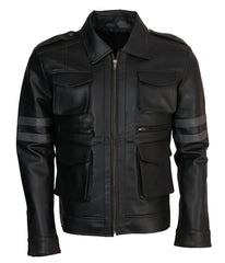 Resident Evil 6 Leon Kennedy Faux Leather Jacket
