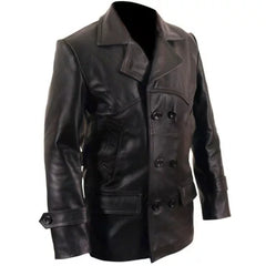 Christopher Eccleston 9th Doctor Who Black Leather Jacket