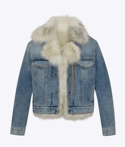Women's Lisa Barlow Fur Denim Jacket
