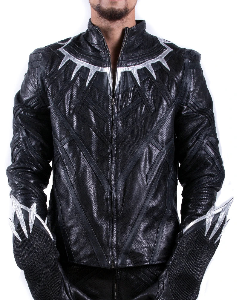 Avengers Black Panther Infinity War Genuine Leather Jacket
