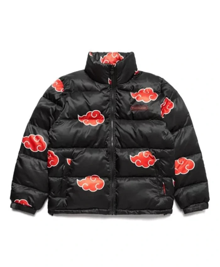 Women's Akatsuki Naruto Puffer Jacket