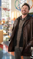 Red One Chris Evans Leather  Brown Jacket