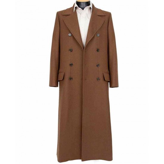 David Tennant Doctor Who 10th Brown Trench Coat