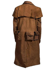 A7 Fallout NCR Veteran Ranger Duster Real Leather Coat