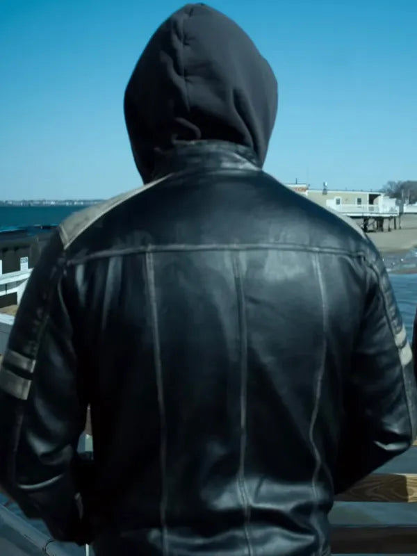 Men's Casey Affleck The Instigators 2024 Leather Jacket