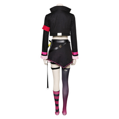 Women's Zoe Cosplay Black Leather Short Jacket