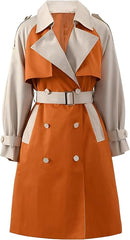 orange trench coat