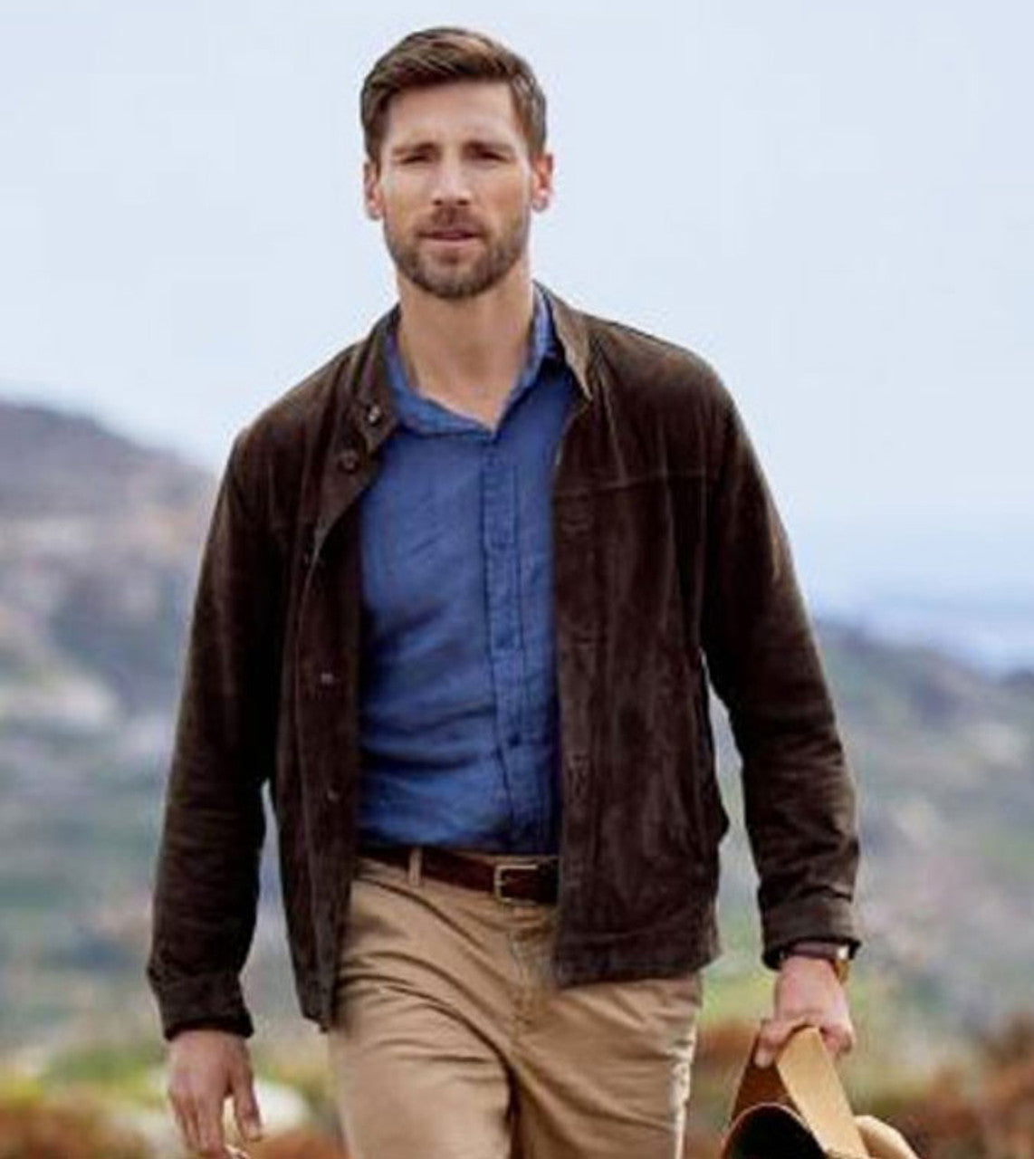 Andrew W. Walker For Love & Honey 2024 Brown Suede Jacket