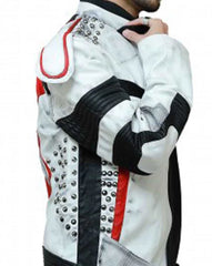 Carlos Descendants 3 White Leather Jacket