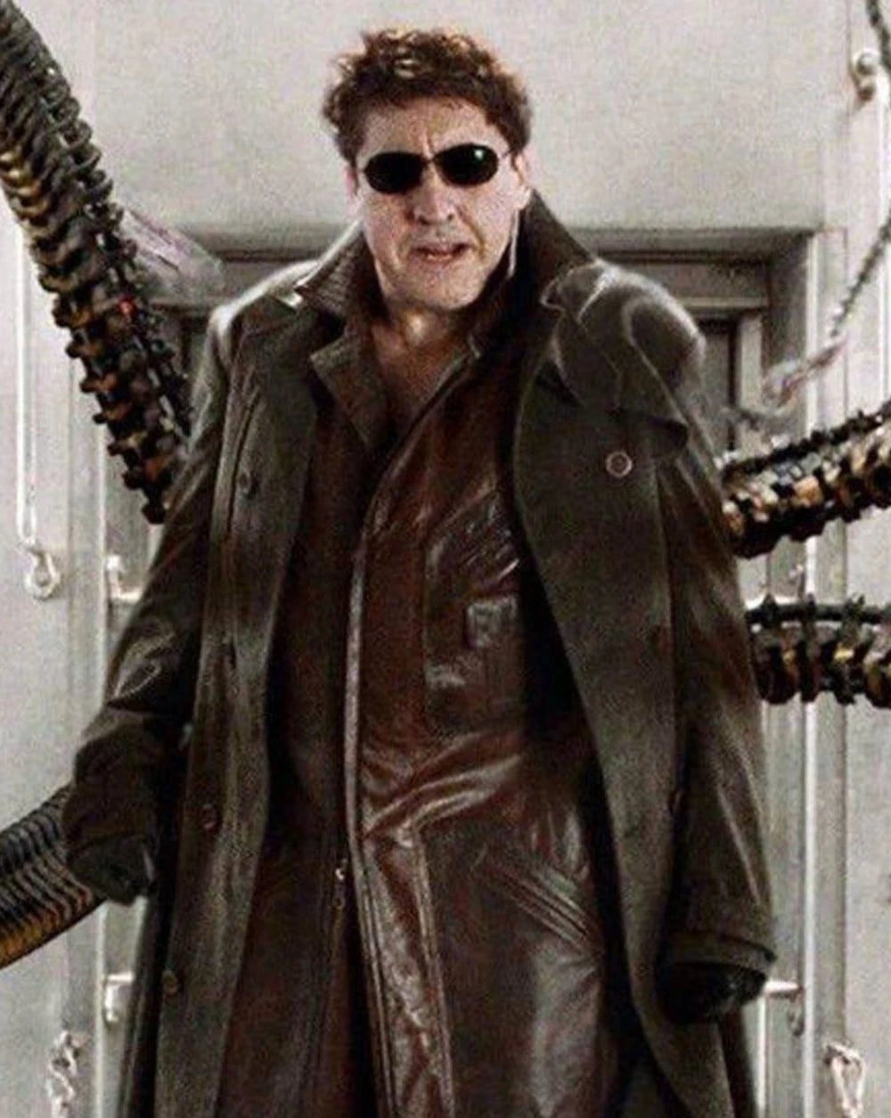 Alfred Molina Doctor Octopus Trench Coat
