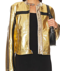 Women's The Bachelorette Gold Metallic Jacket