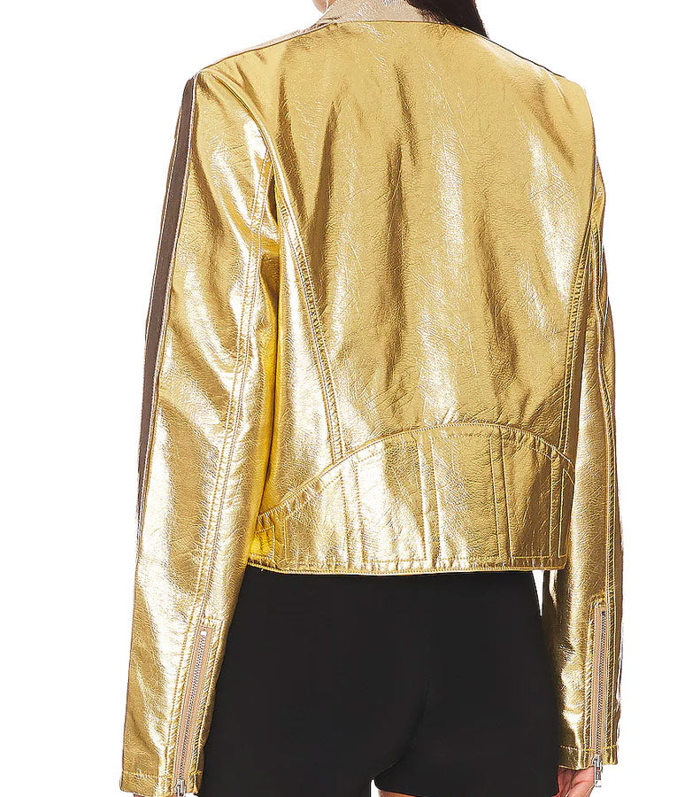 Women's The Bachelorette Gold Metallic Jacket