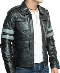 Resident Evil 6 Leon Kennedy Genuine Leather Jacket