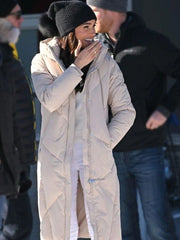 Women's Meghan Markle Quilted Puffer Coat