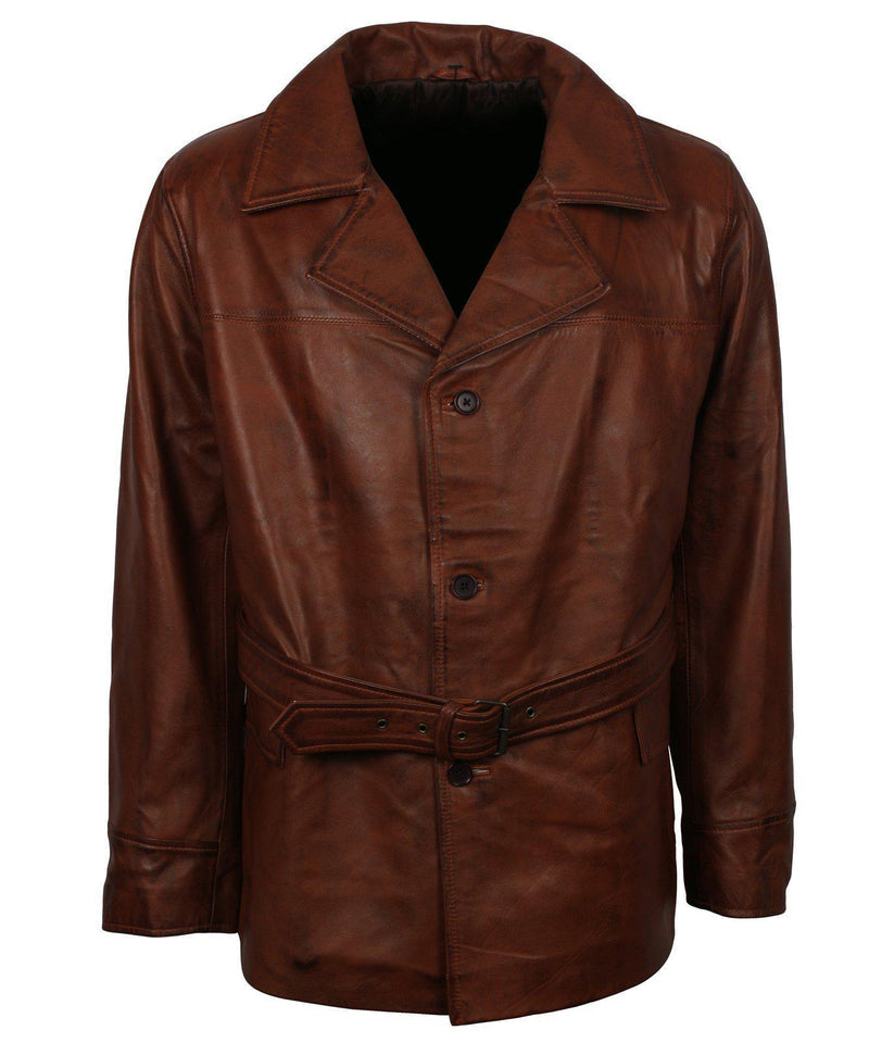 Leather Men's Coats