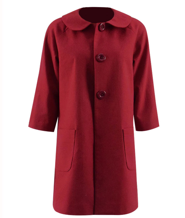 The Chilling Adventures of Sabrina Red Wool Coat