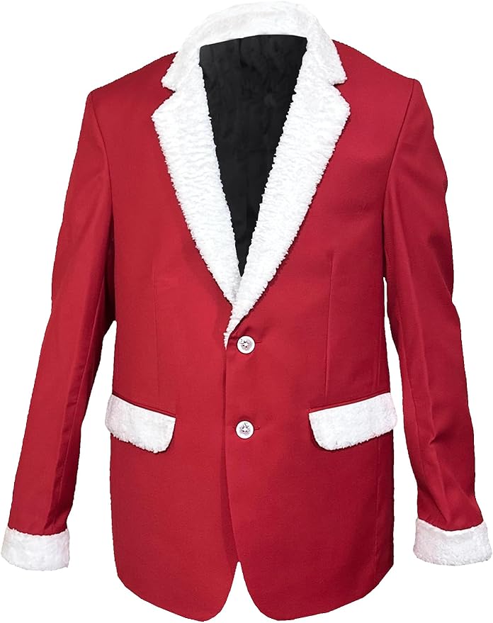 Christmas Red Cotton Santa Claus Coat