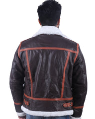 Resident Evil 4 Shearling B3 Brown Leon Kennedy Jacket
