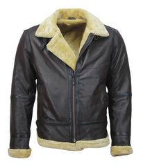 Resident Evil 4 Remake Leon Kennedy Men's Faux Shearling Leather Jacket