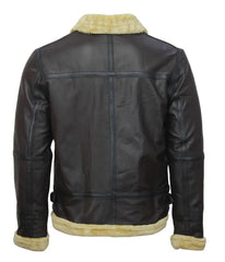Resident Evil 4 Remake Leon Kennedy Men's Faux Shearling Leather Jacket